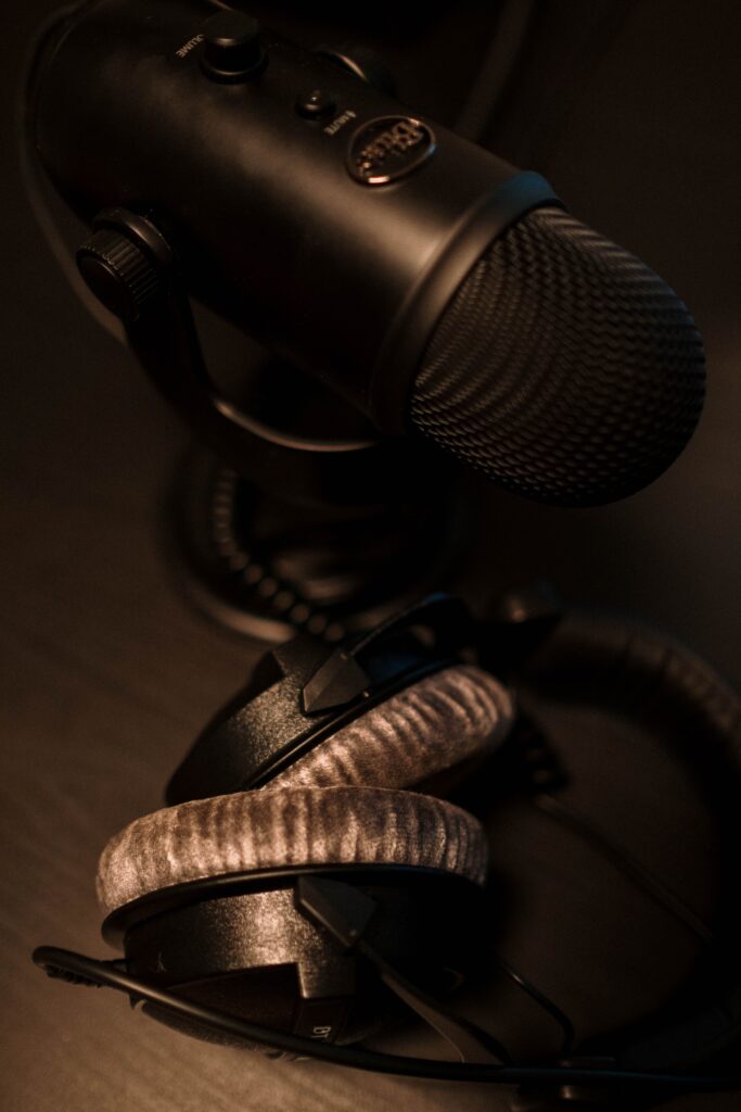 Coming Soon: A New Kind of Conversation About Aging in DuPage County microphone and headset